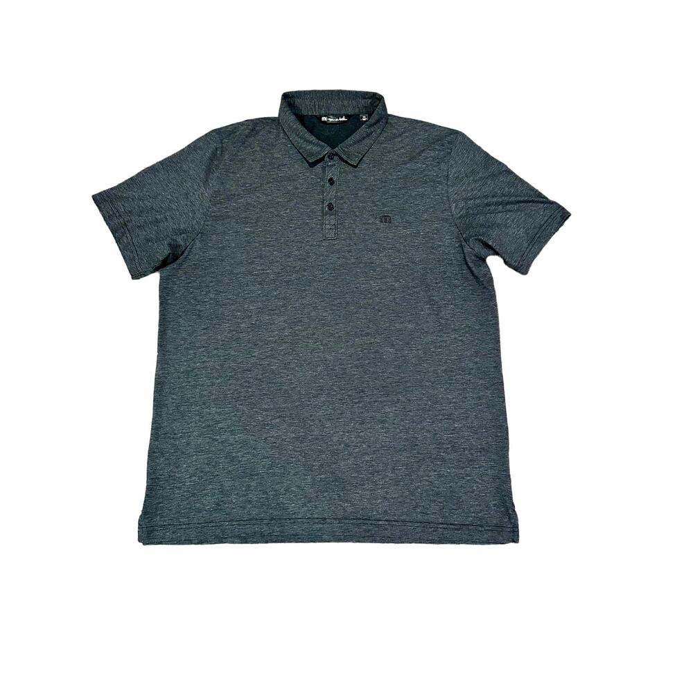 Travis Mathew Men's Size XXL Dark Gray Short Sleeve Golf Polo